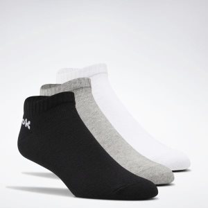 Reebok Active Core Low-Cut Socken Herren - Weiß/Schwarz/Grau - DE 236-LSI